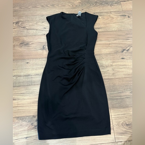Cache Black Ruched Sheath Dress - Picture 1 of 2